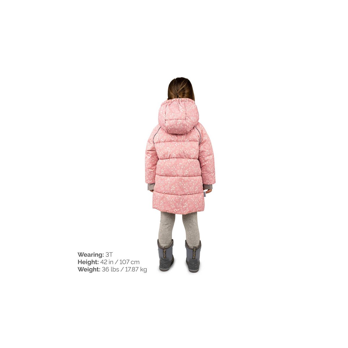 Toasty-Dry Puffy Coat - Prairie Flowers (Waterproof)