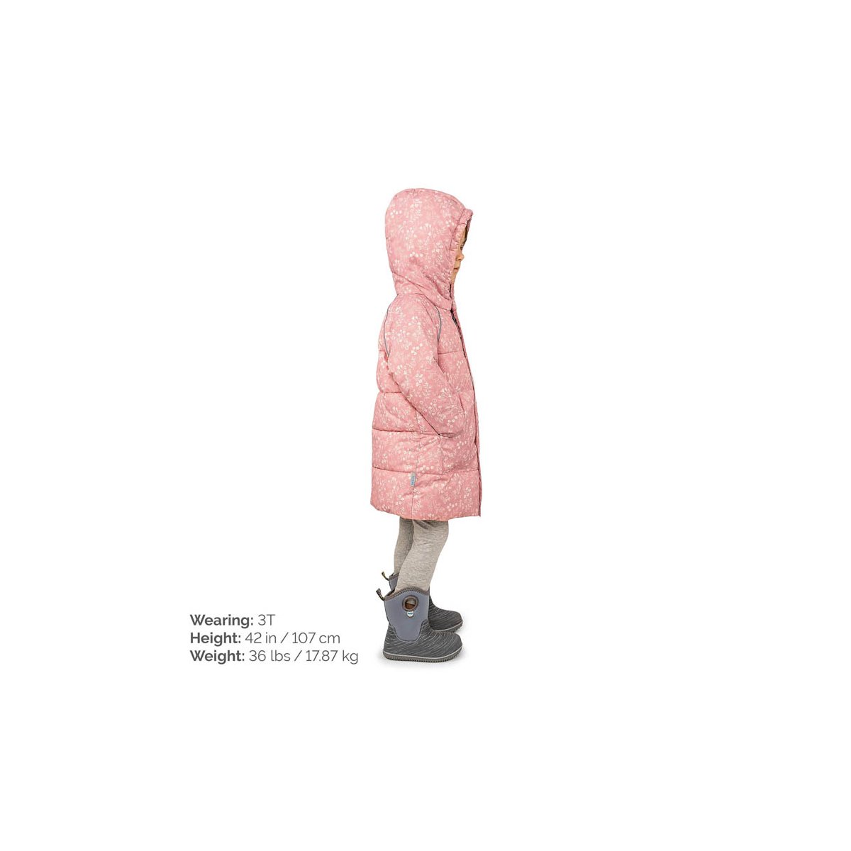 Toasty-Dry Puffy Coat - Prairie Flowers (Waterproof)