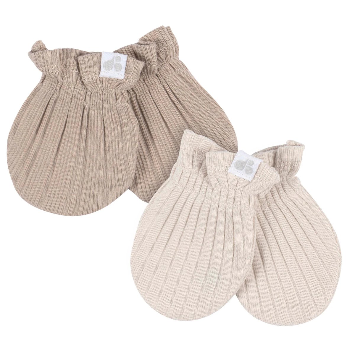 4-Piece Hat and Mittens - Tan