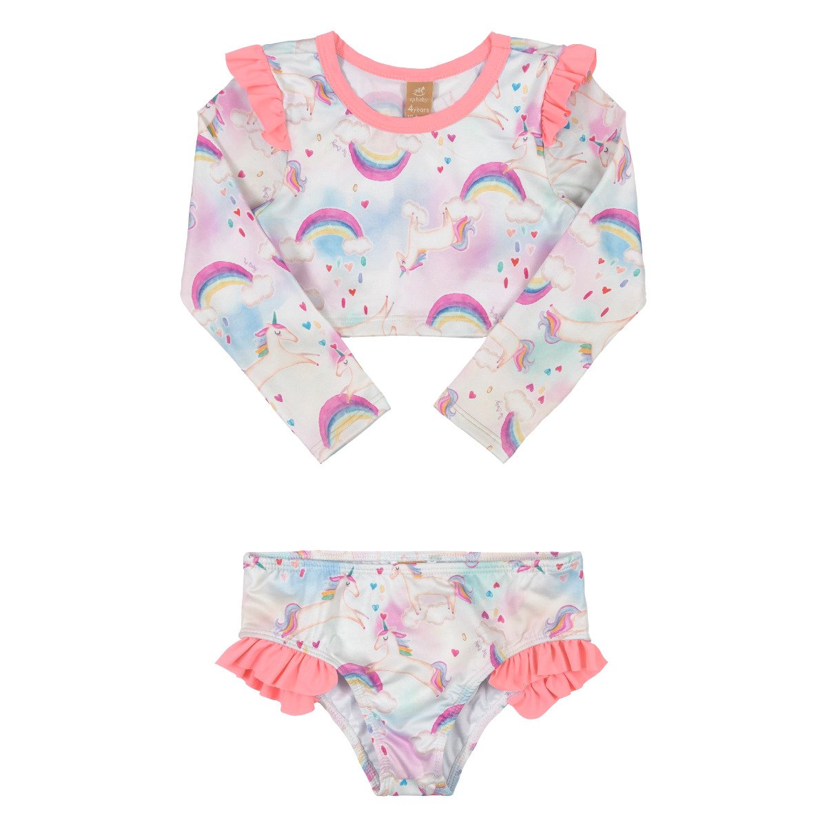 UV Protection Swimming Bikini - Rainbows