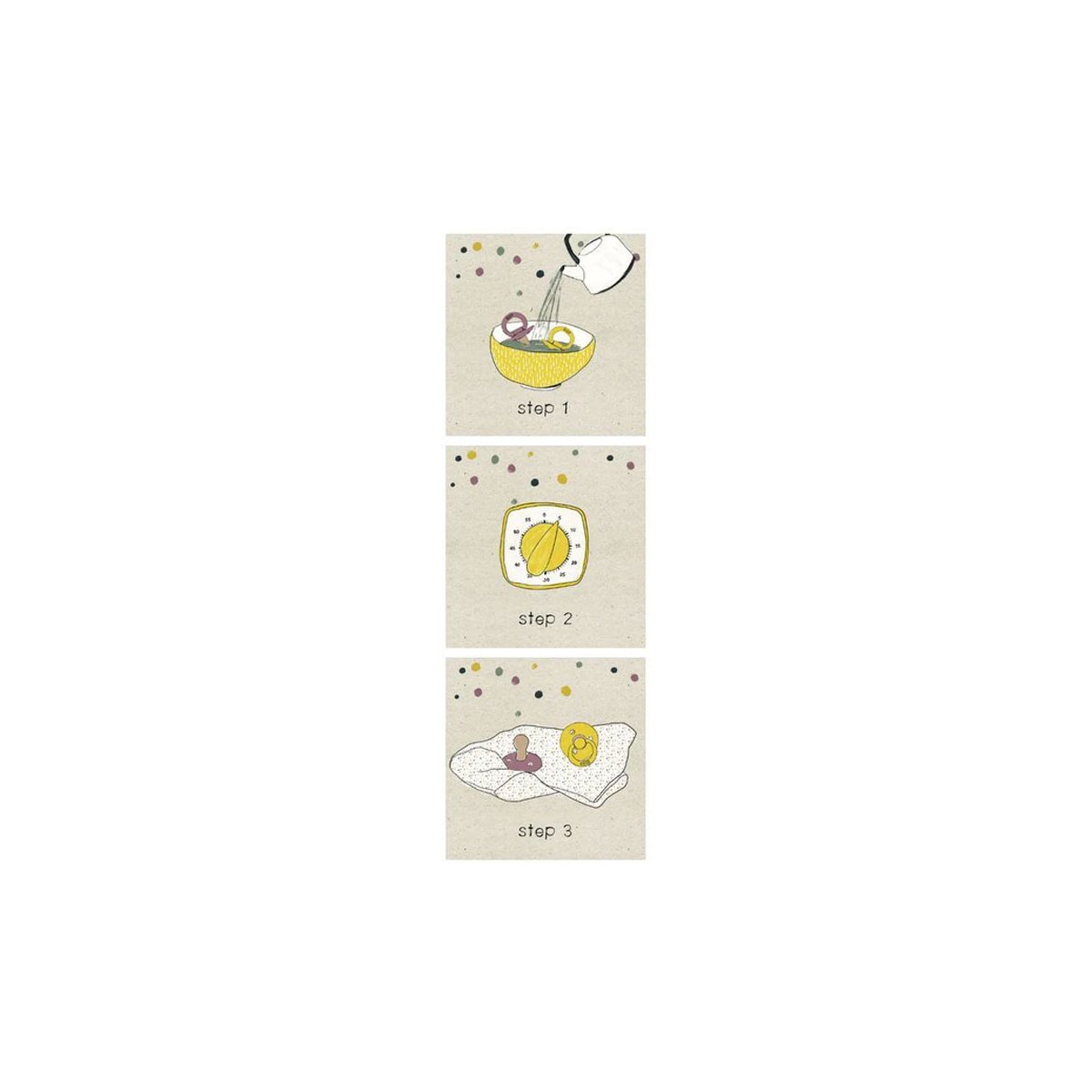 De Lux Silicone Pacifier One Size 2 Pack - Sage