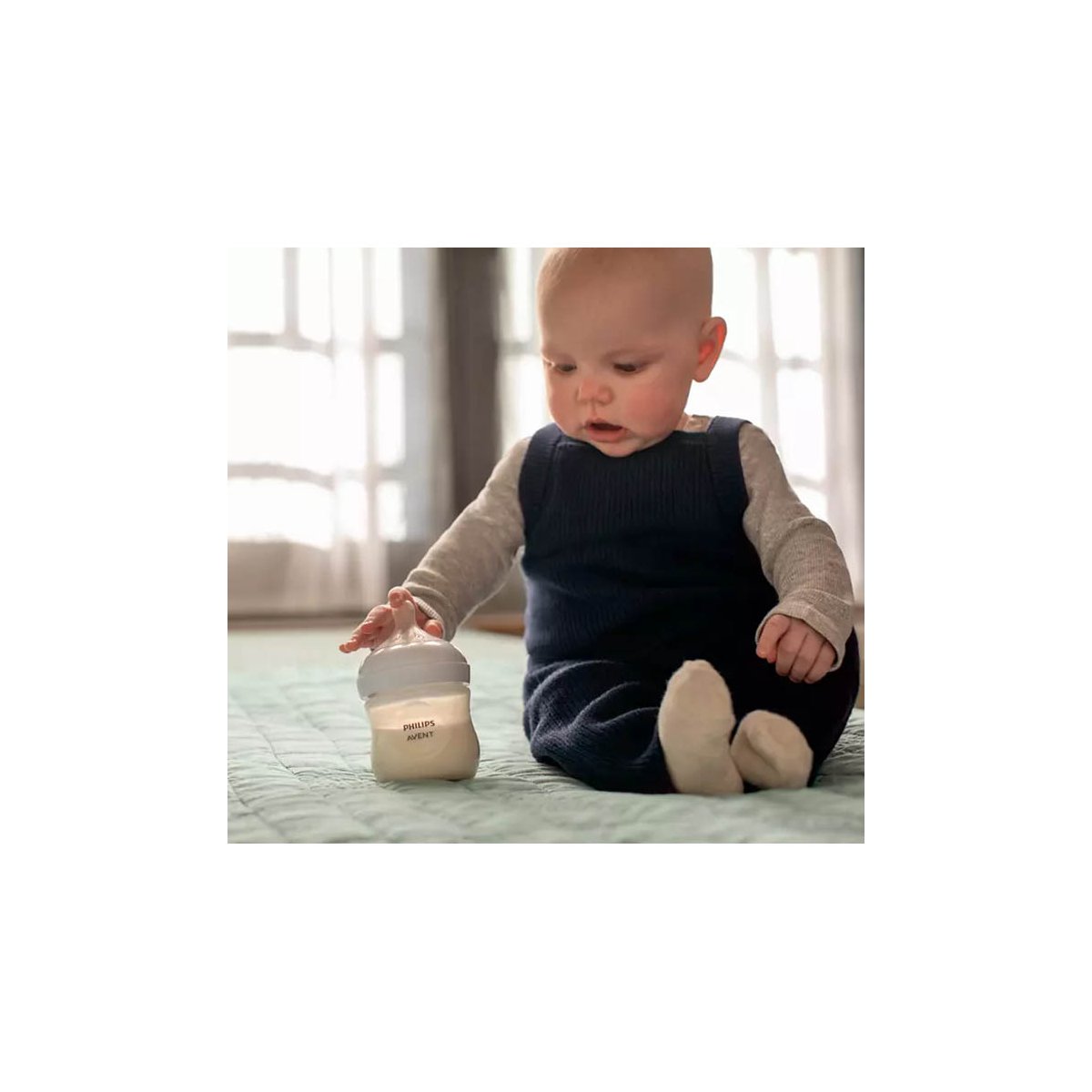 Natural Wide Neck Baby Bottle 4oz 3 Pack