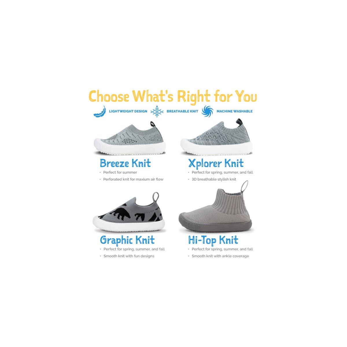 Graphic Knit Shoes - Summer Camp