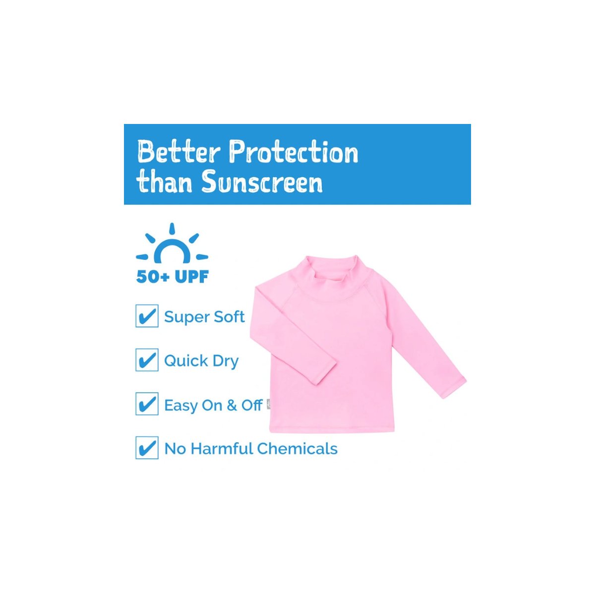 Long Sleeve UV Top - Pink