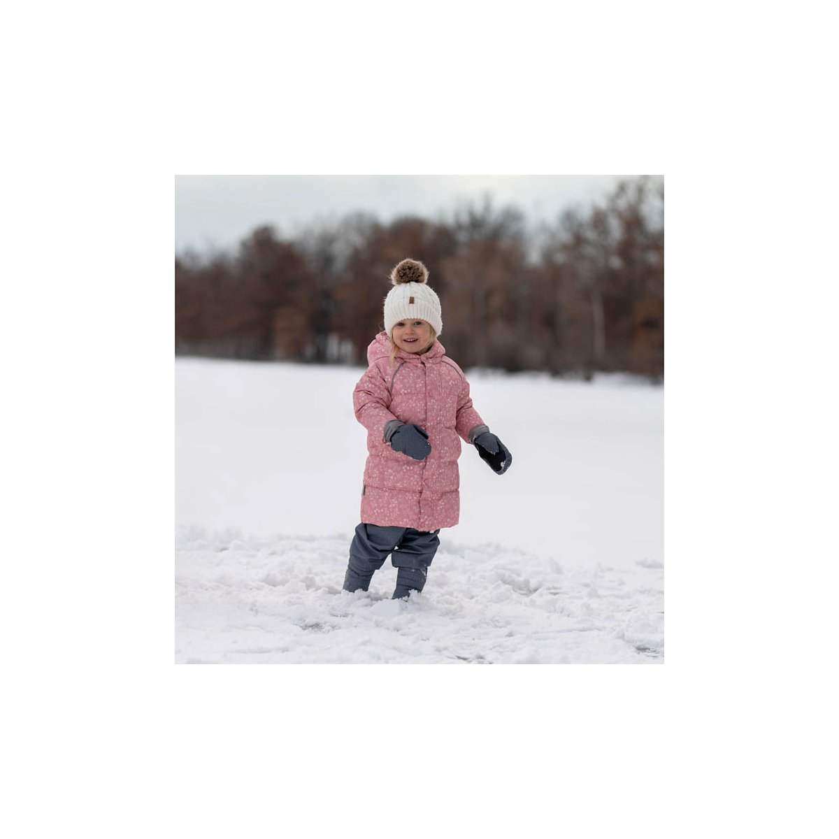 Toasty-Dry Puffy Coat - Prairie Flowers (Waterproof)