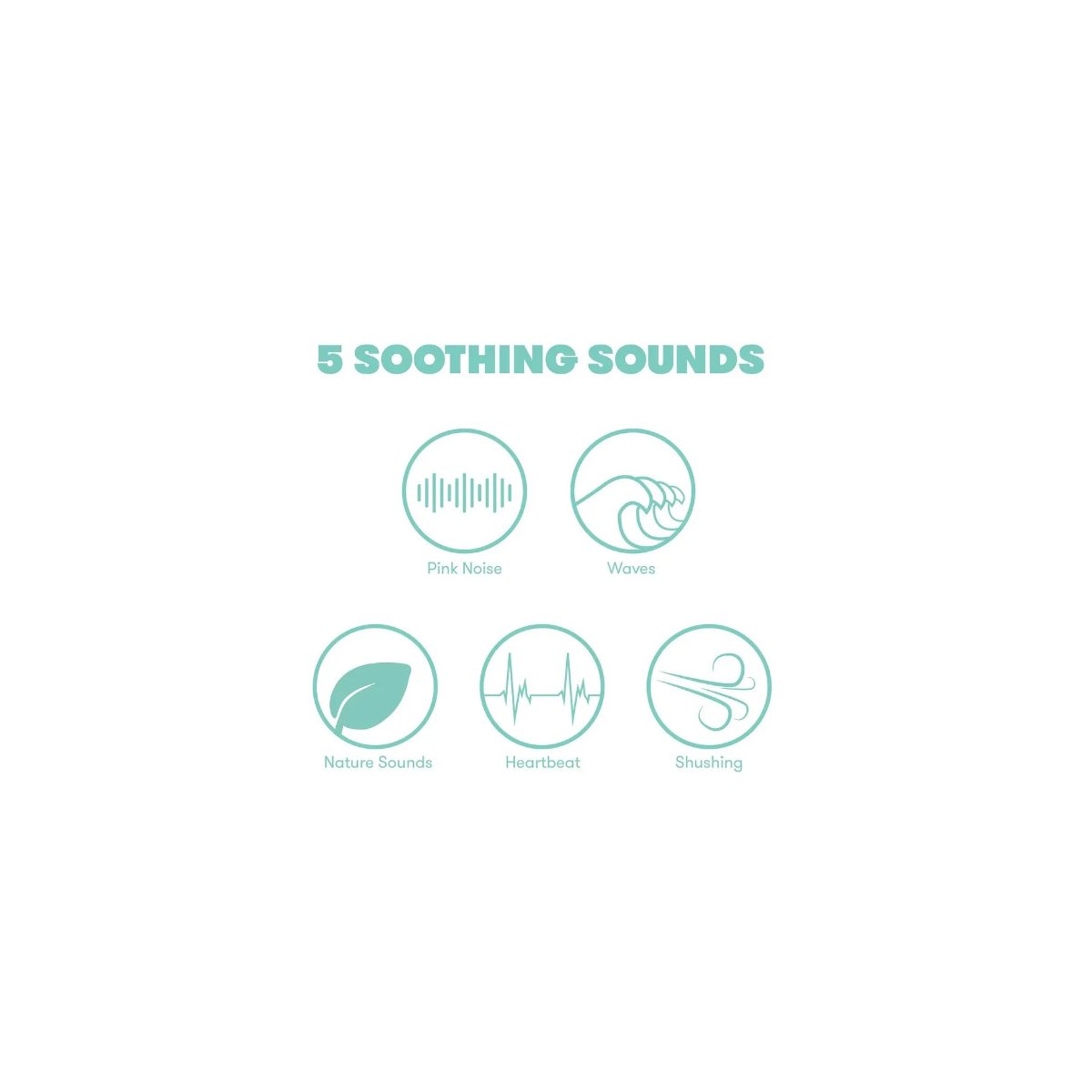 2-in-1 Portable Sound Machine & Nightlight