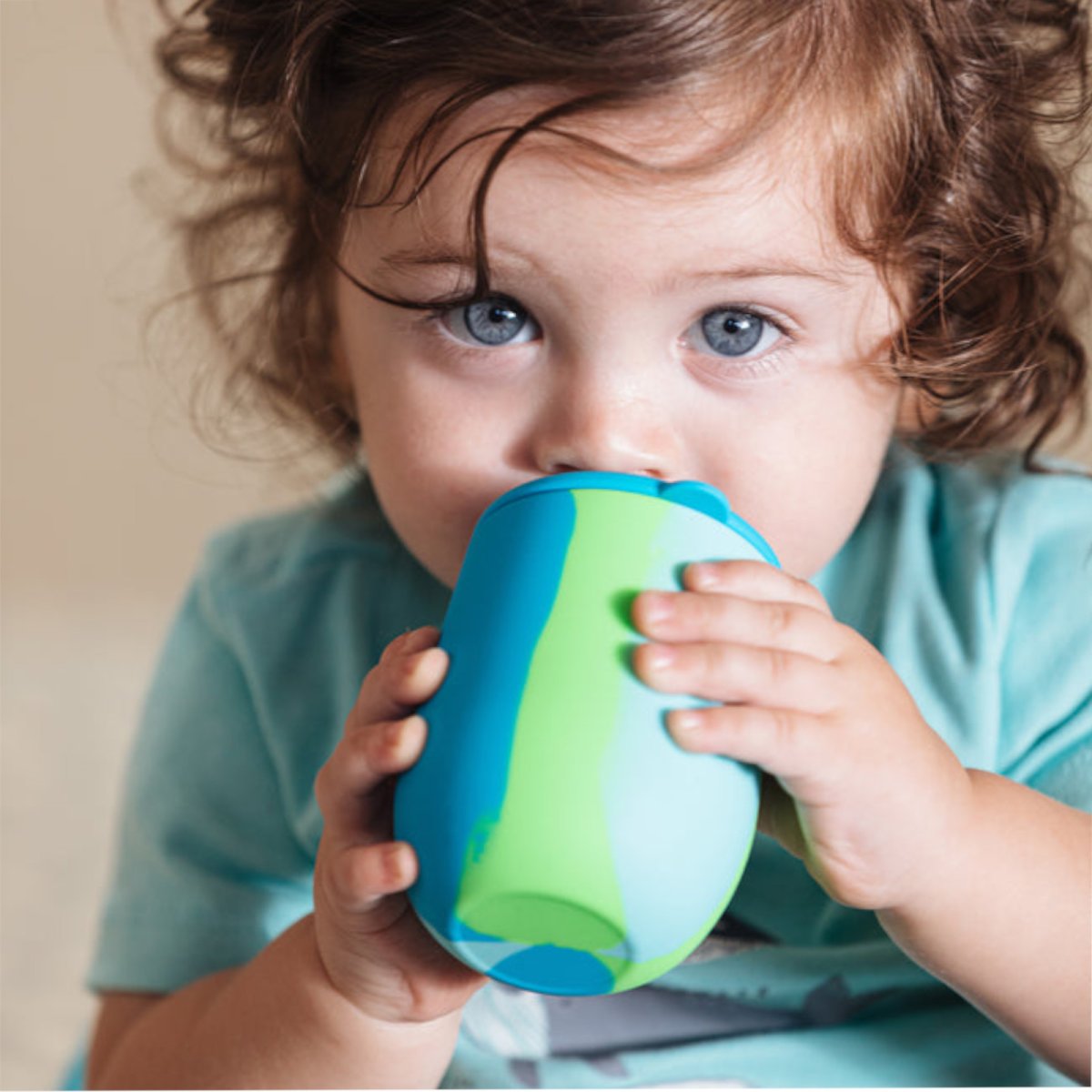 Silicone Sipper First Training Cup with Spout 6oz