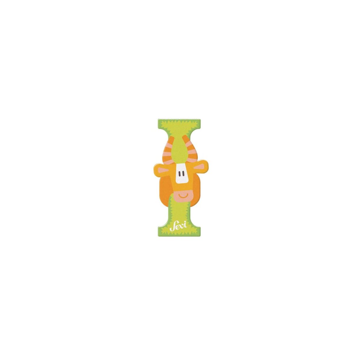 Animal Wooden Letter - I