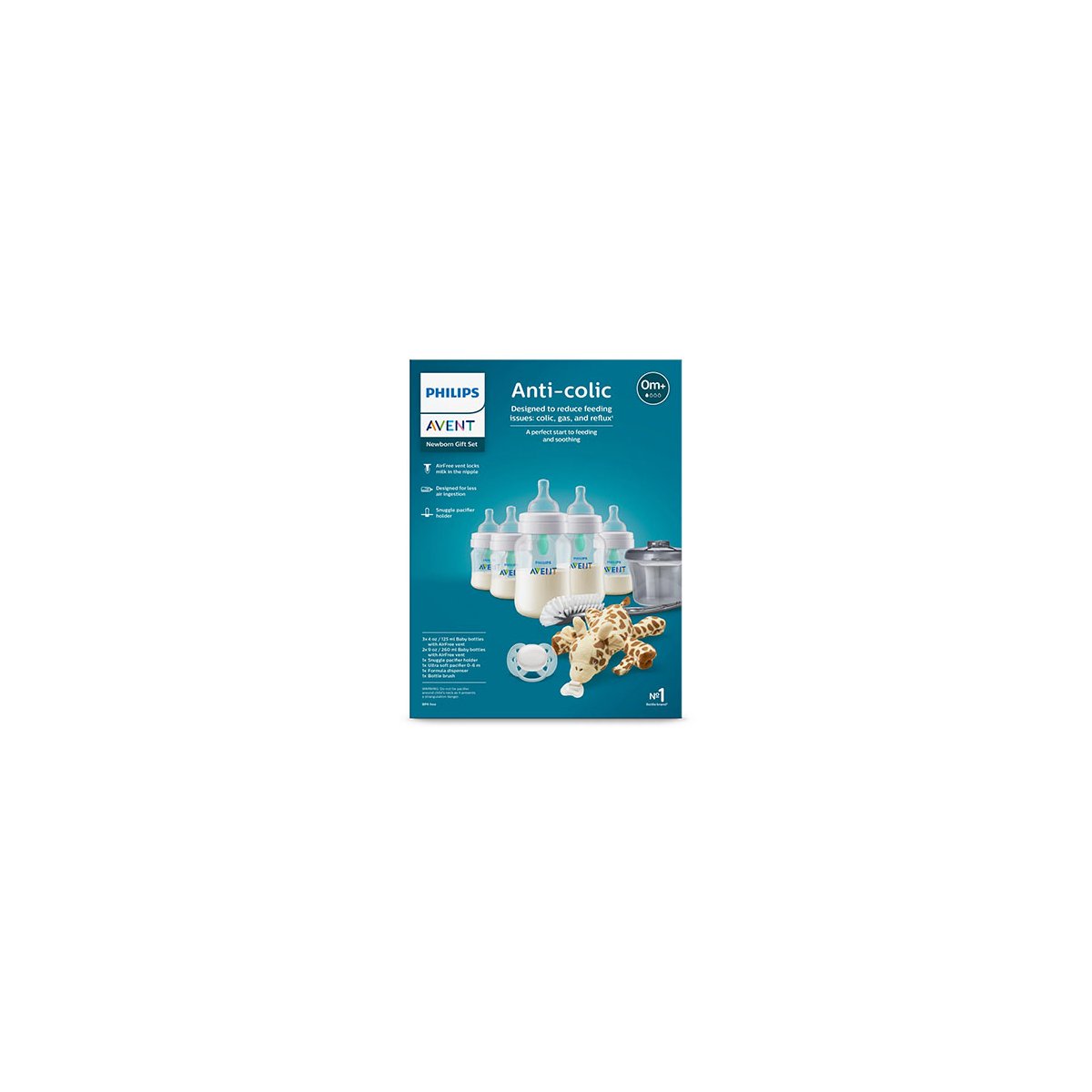 Anti-Colic Bottle AirFree Vent New Born Set