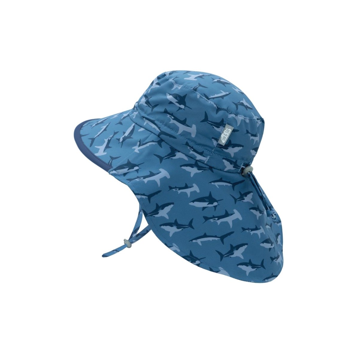 AquaDry Adventure Hat - Shark with Navy Trim