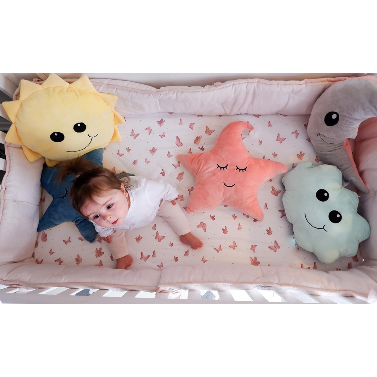 Kokoons Plush with LED & Sound - Yellow Moon