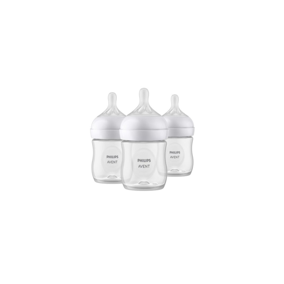 Natural Glass Baby Bottle 4oz 3 pack