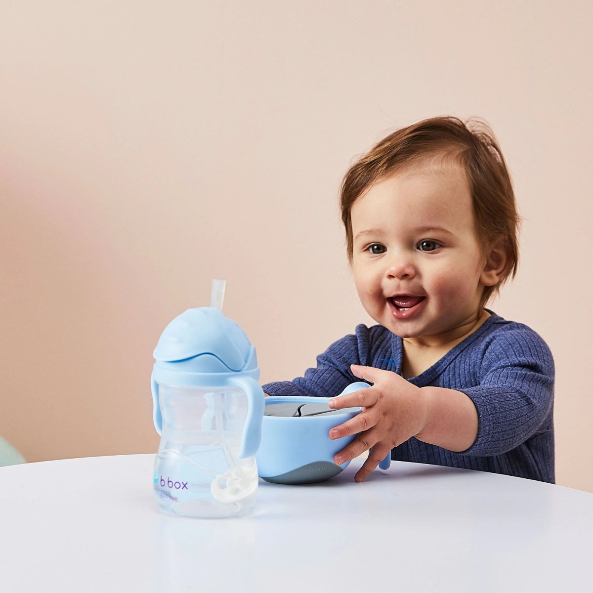 Sippy Straw Cup 240ml - Boysenberry