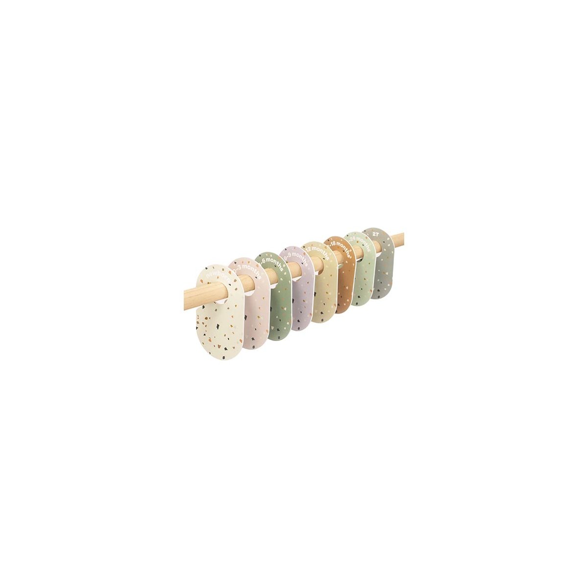 Baby Closet Dividers - Newborn to 24 months - Terrazzo