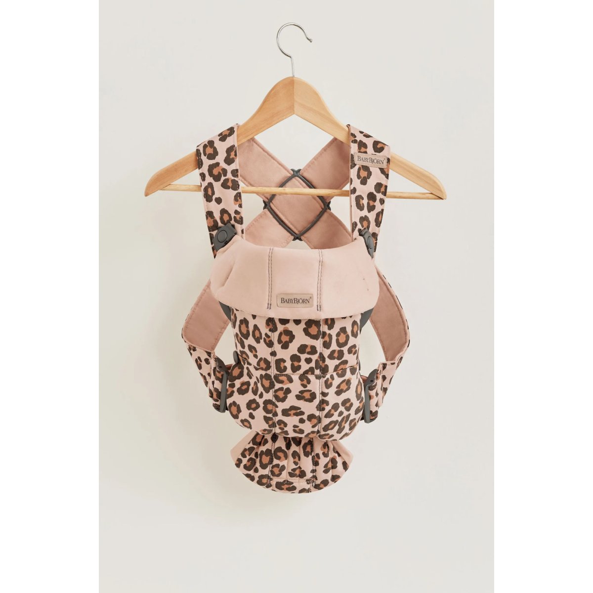 Baby Carrier Mini - Cotton, Beige Leopard