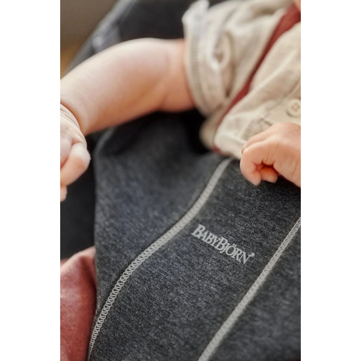 Bouncer Bliss, Dark Gray Frame - 3D Jersey, Charcoal