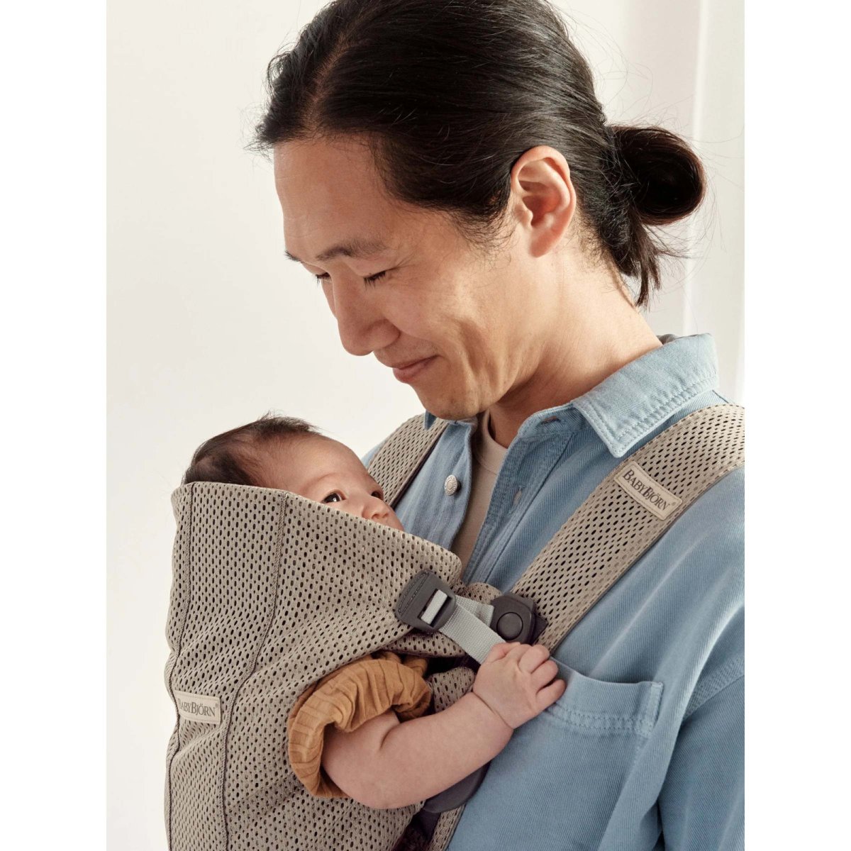 Baby Carrier Mini - 3D Mesh, Grey Beige