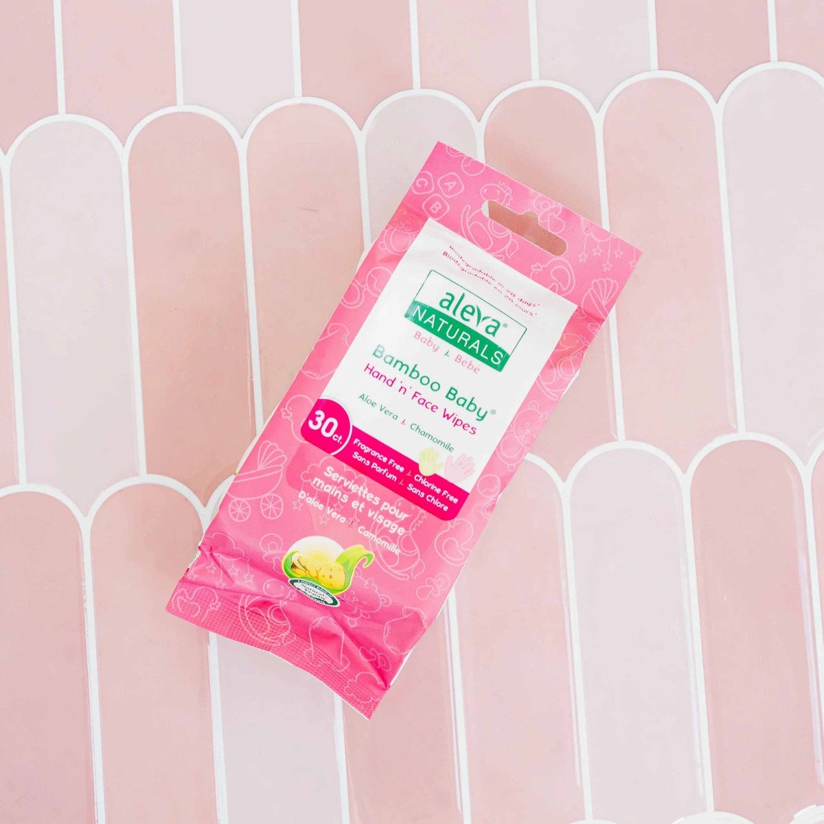 Bamboo Baby Hand & Face Wipes 30 Count