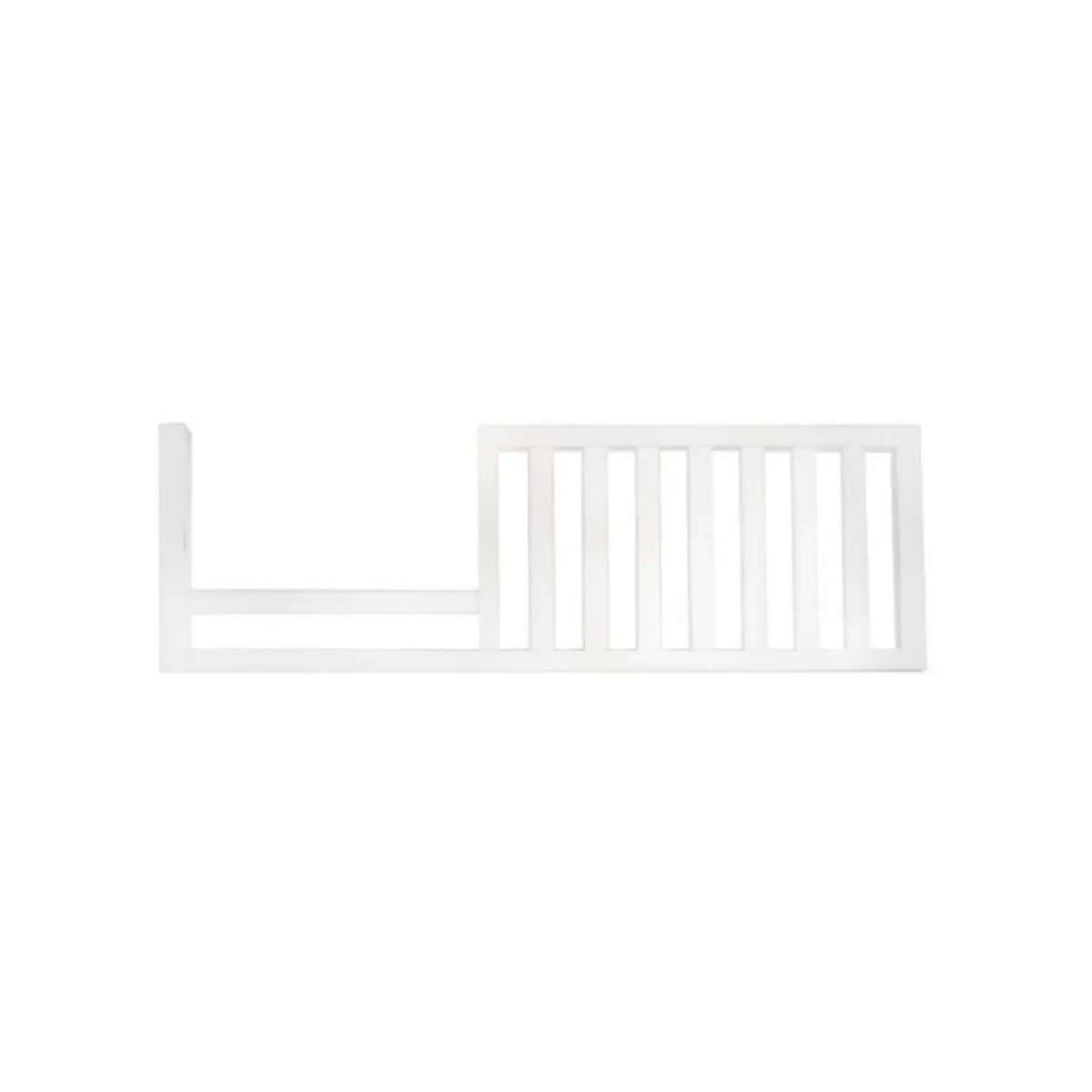 Bergamo Crib Toddler Rail - White