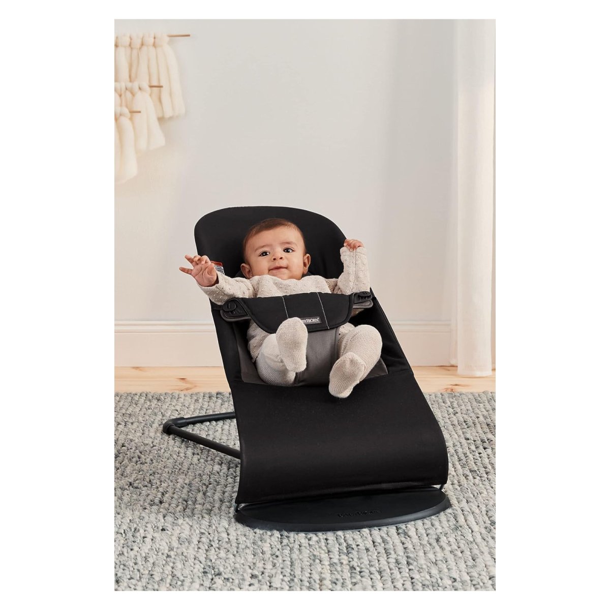 Bouncer Balance Soft Woven Black/Dark Grey