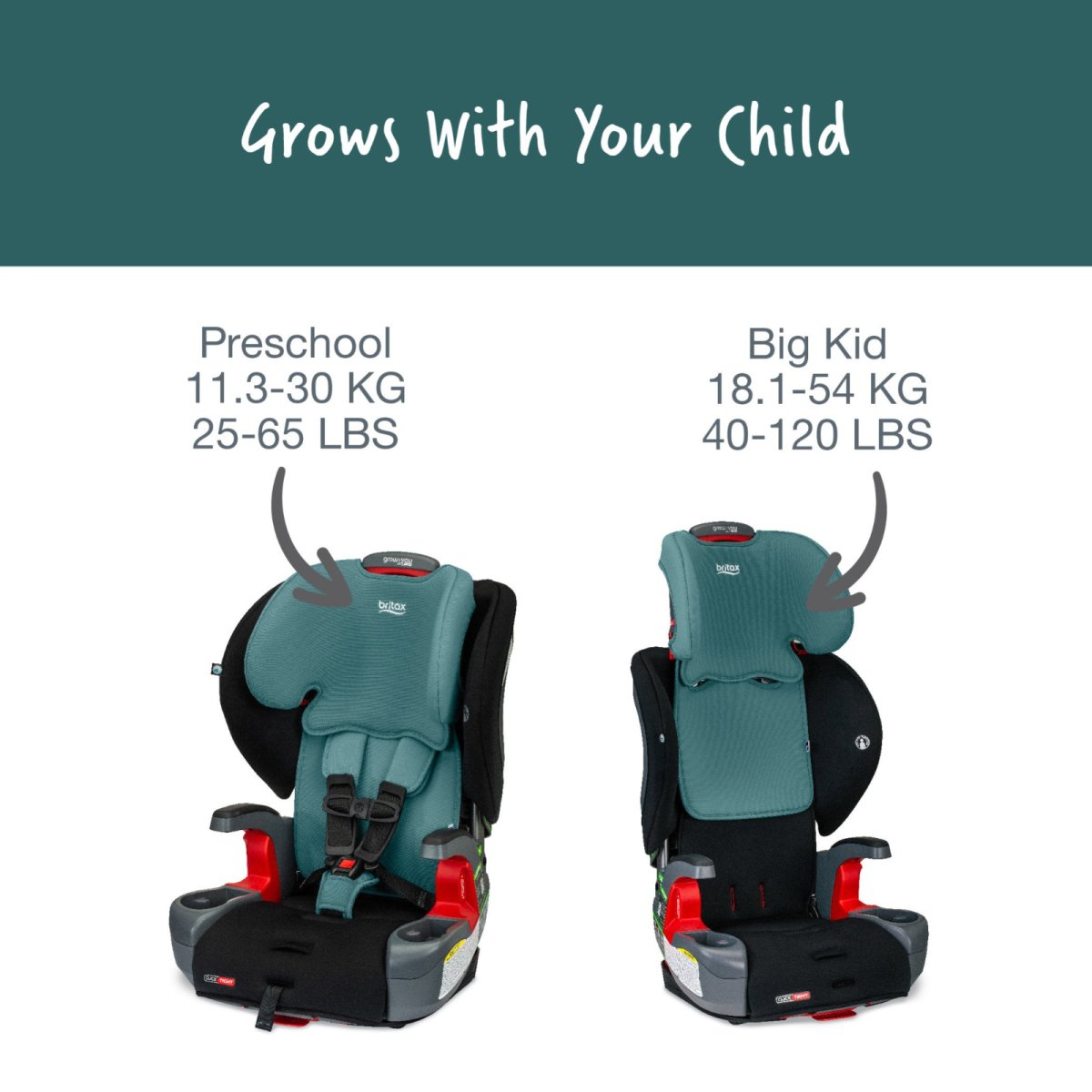 Grow With You Clicktight - Green Contour Safewash