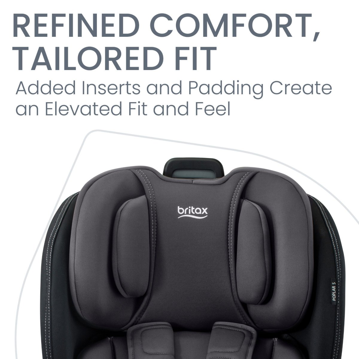 Poplar S Convertible Car Seat - Stone Onyx