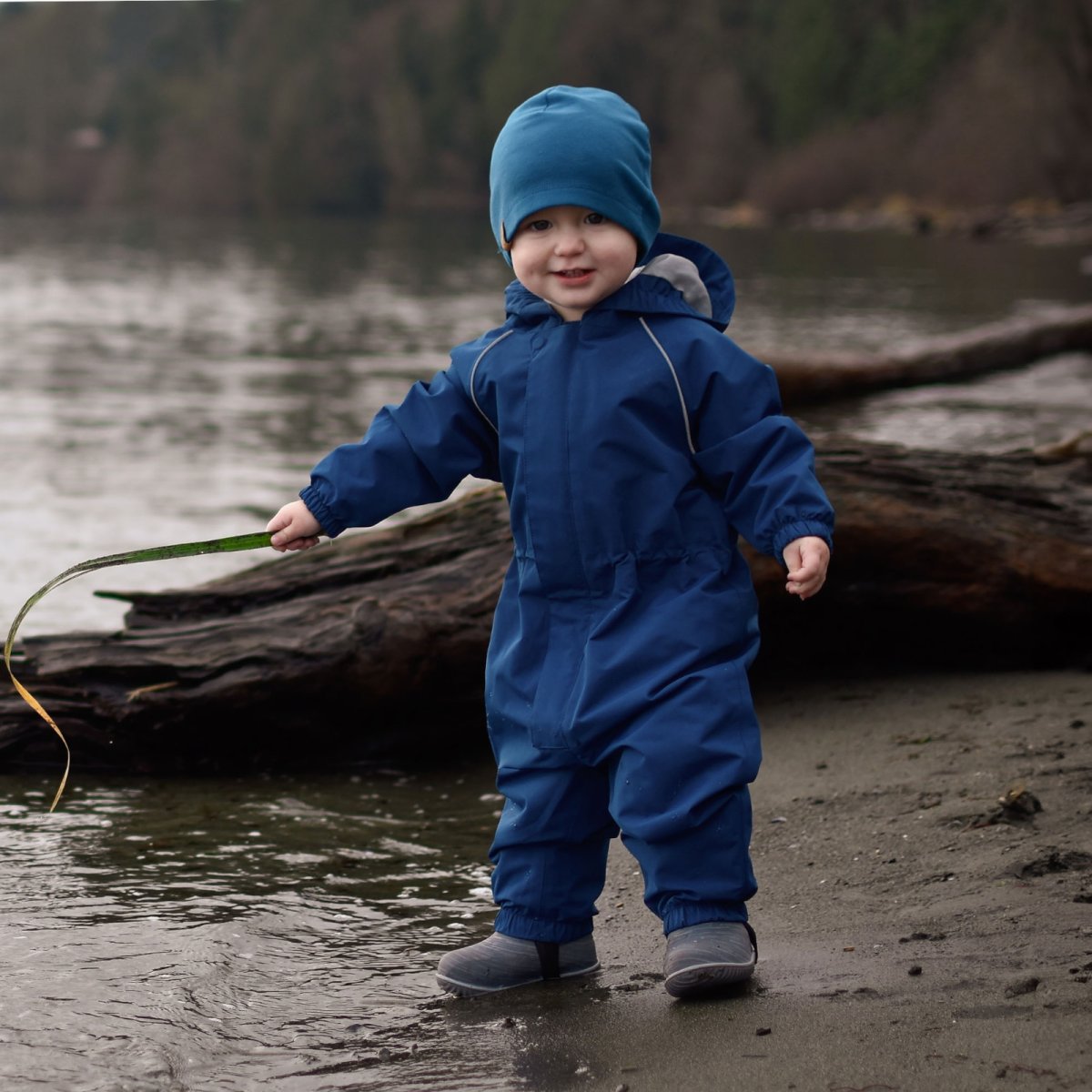 Cozy-Dry Waterproof Play Suit - Nebula Blue