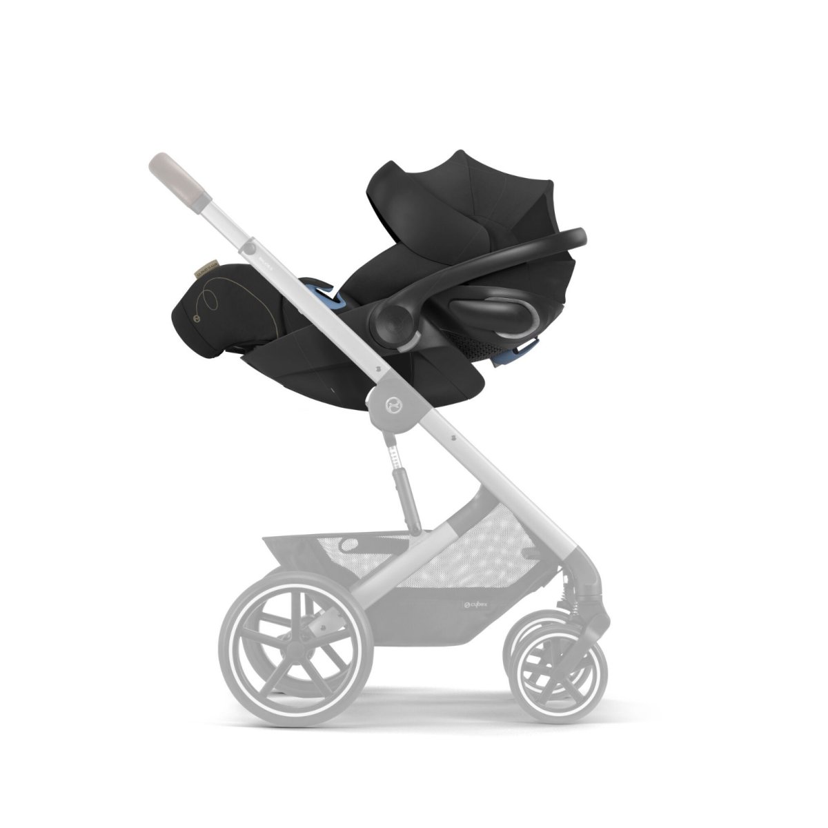 Cloud G Lux SensorSafe Infant Car Seat- Moon Black