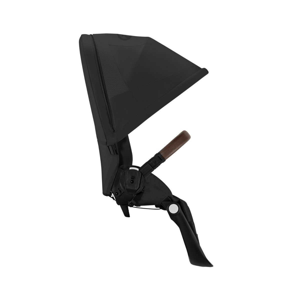 Gazelle S Second Seat - Silver Frame and Moon Black Seat Unit