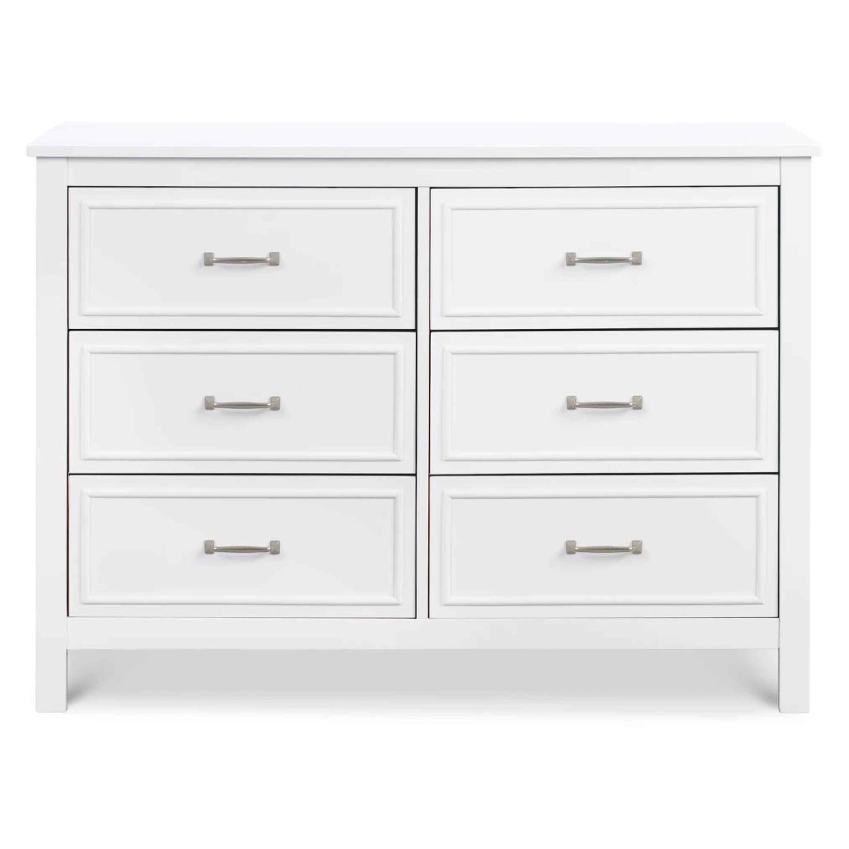 Charlie 6 Drawer Double Dresser - White