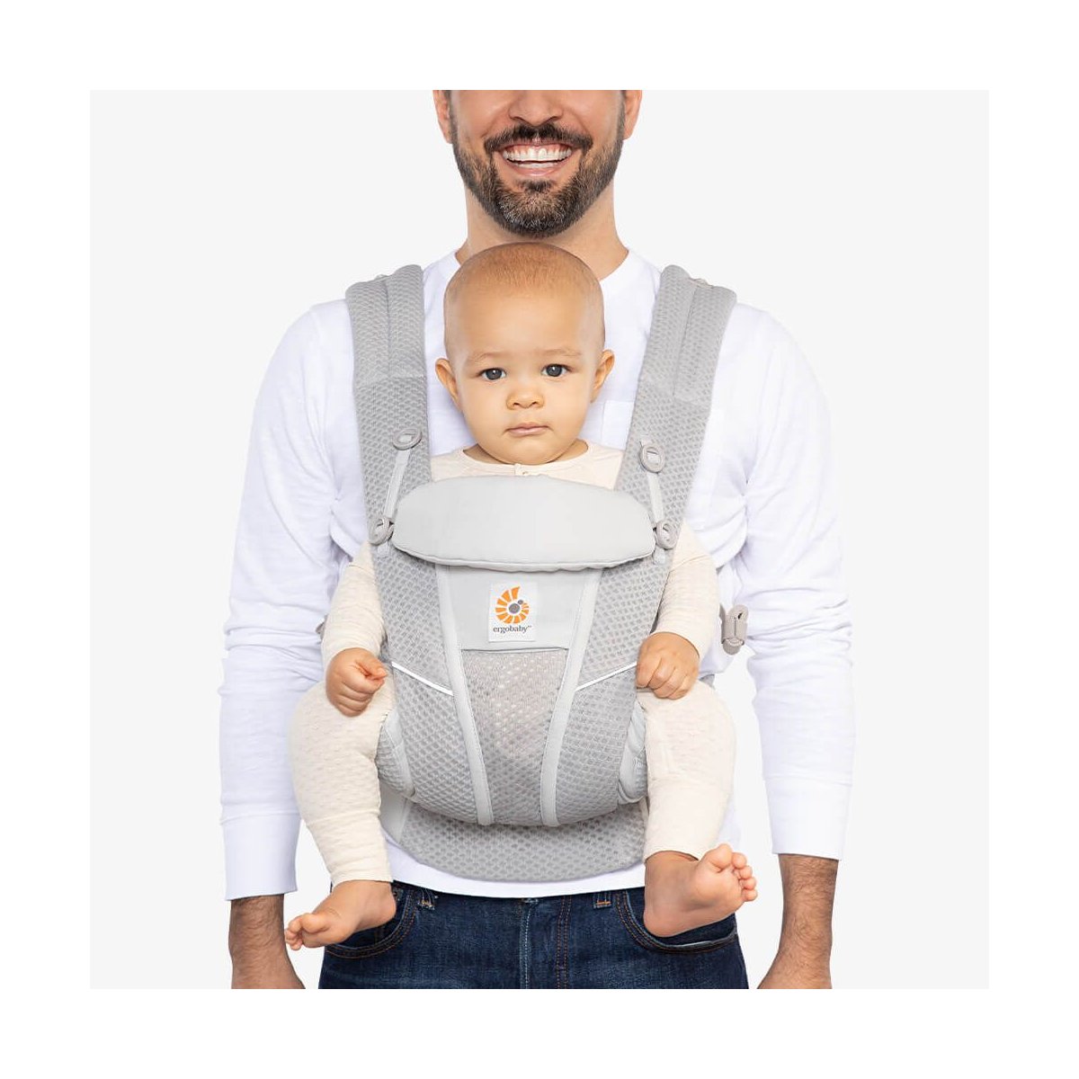 Omni Breeze Baby Carrier - Pearl Grey