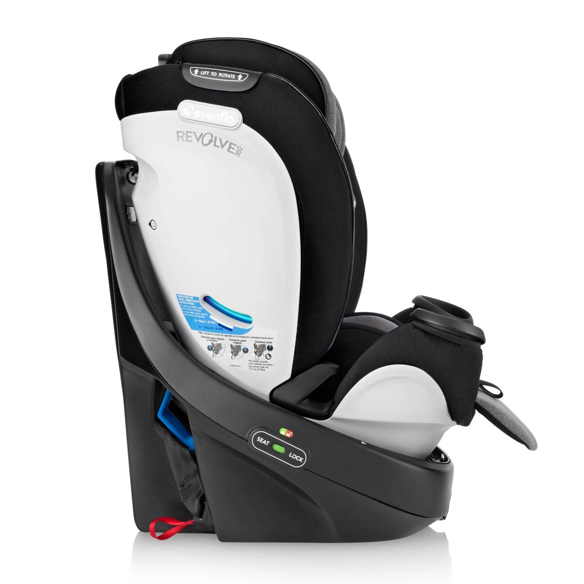 Gold Revolve 360 All-In-One Extend Car Seat with Sensorsafe - Onyx Black