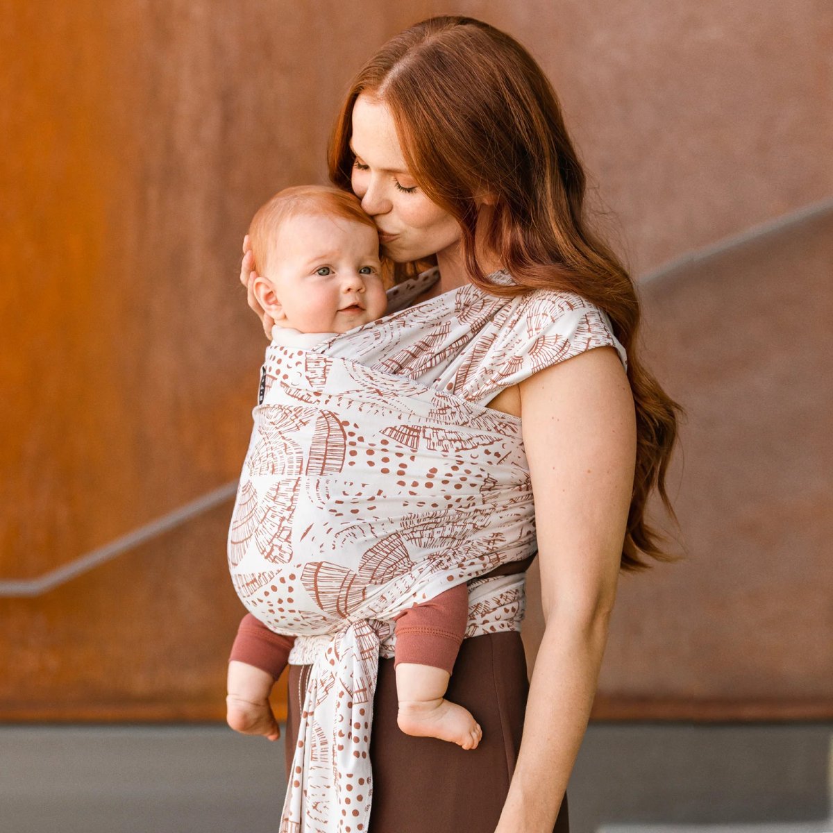 Evolution Wrap Baby Carrier by Petunia Pickle Bottom - Woodgrain