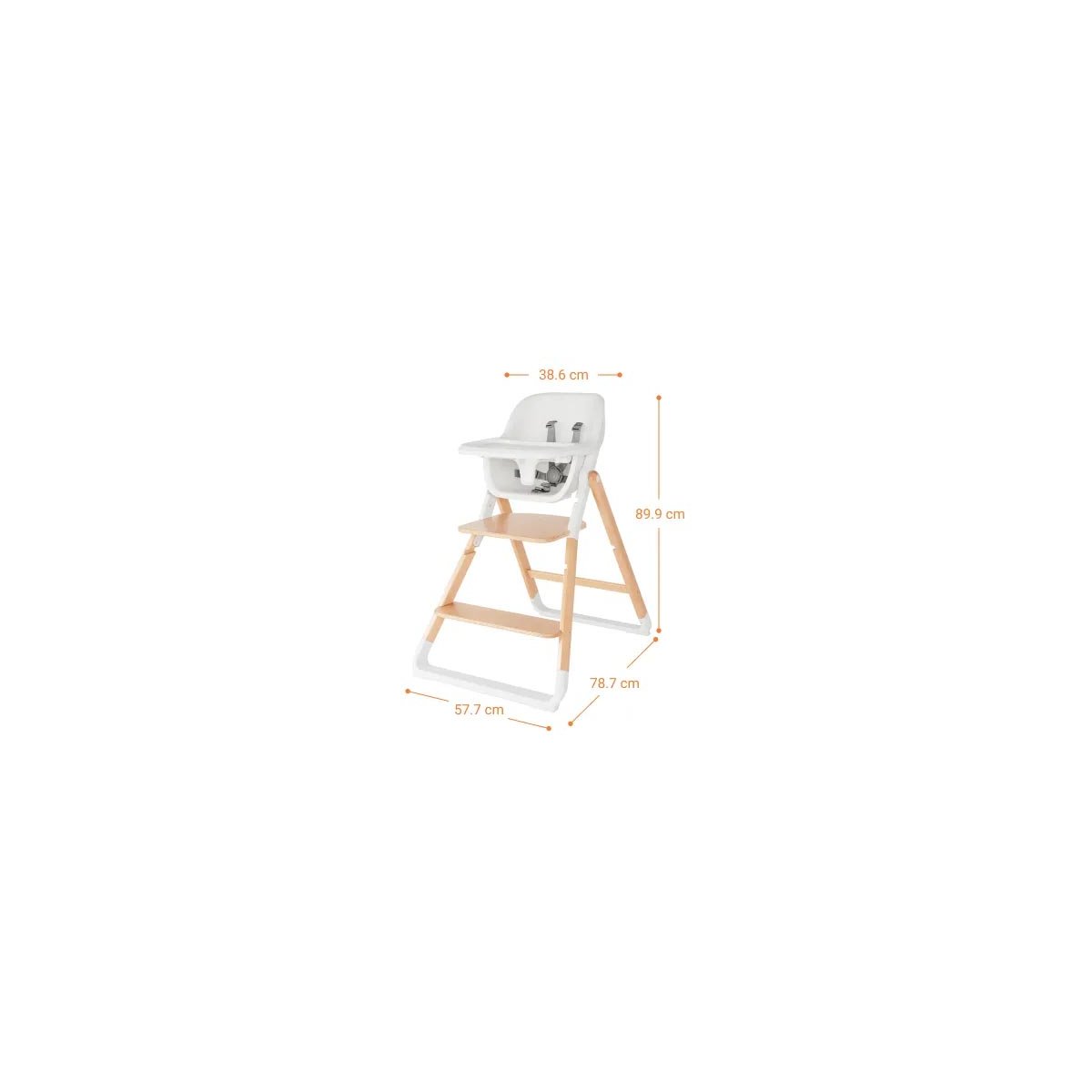 Evolve High Chair - Natural Wood (Kitchen Helper is not included)