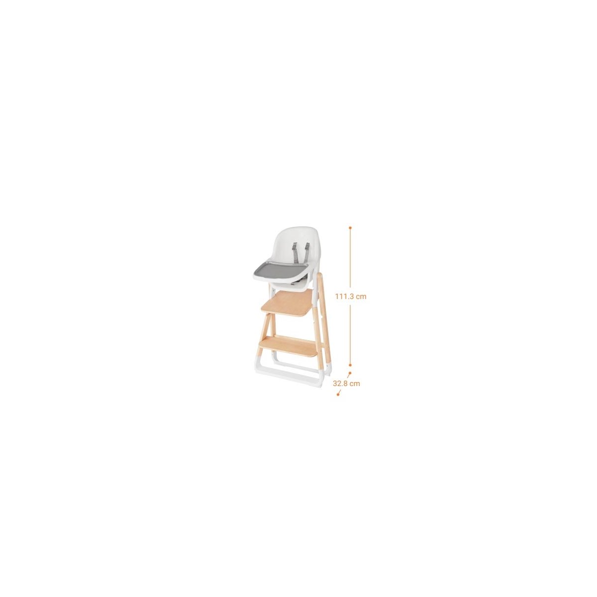 Evolve High Chair - Natural Wood (Kitchen Helper is not included)