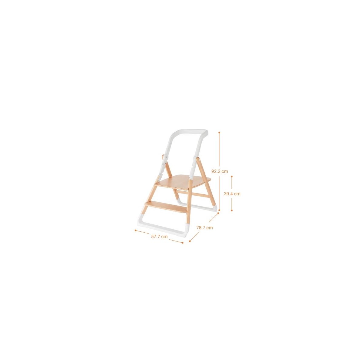 Evolve High Chair - Natural Wood (Kitchen Helper is not included)
