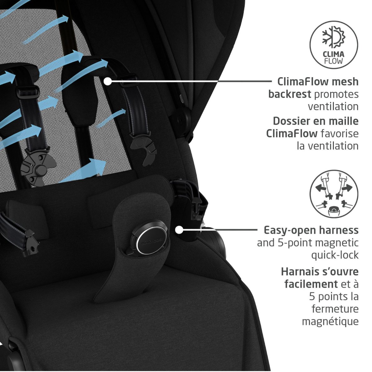 Fame Stroller - Twillic Black