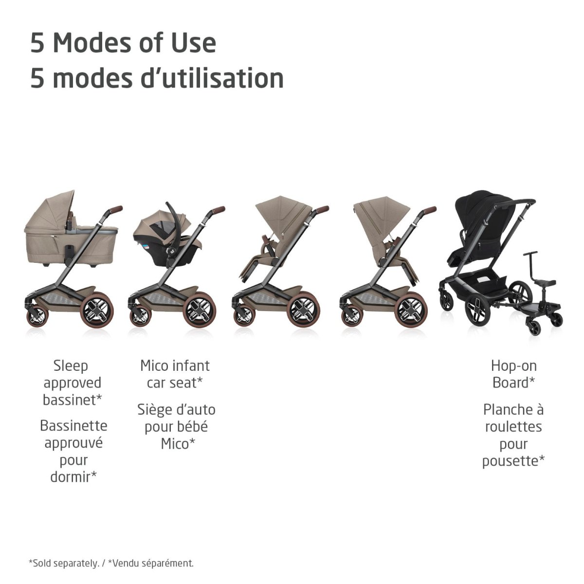 Fame Stroller - Twillic Truffle