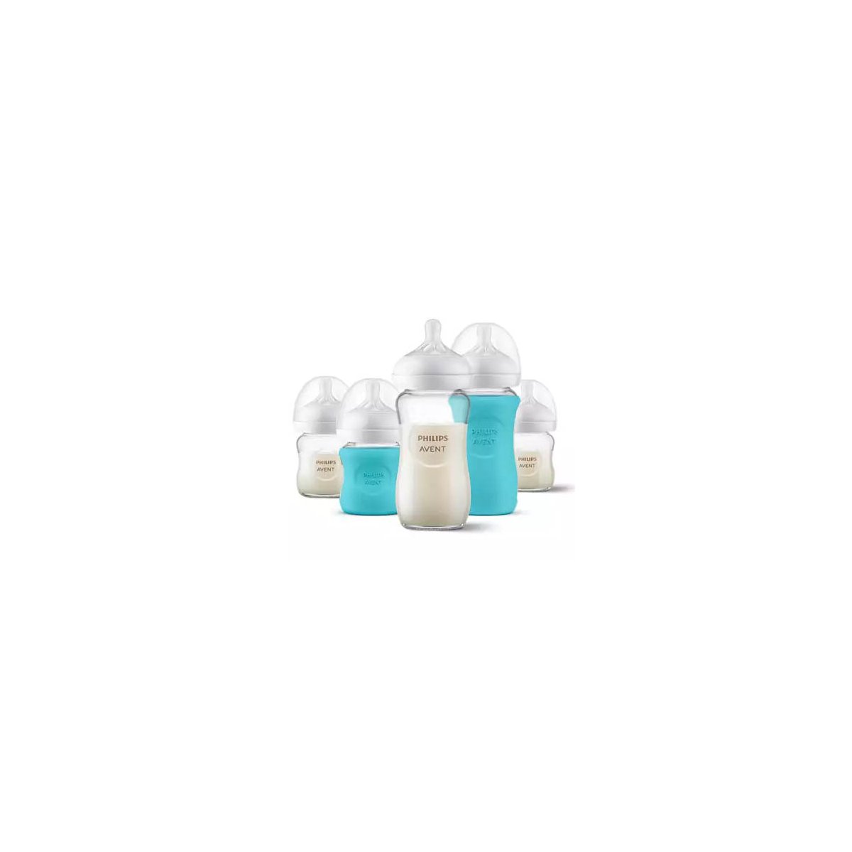 Glass Natural Bottle Set