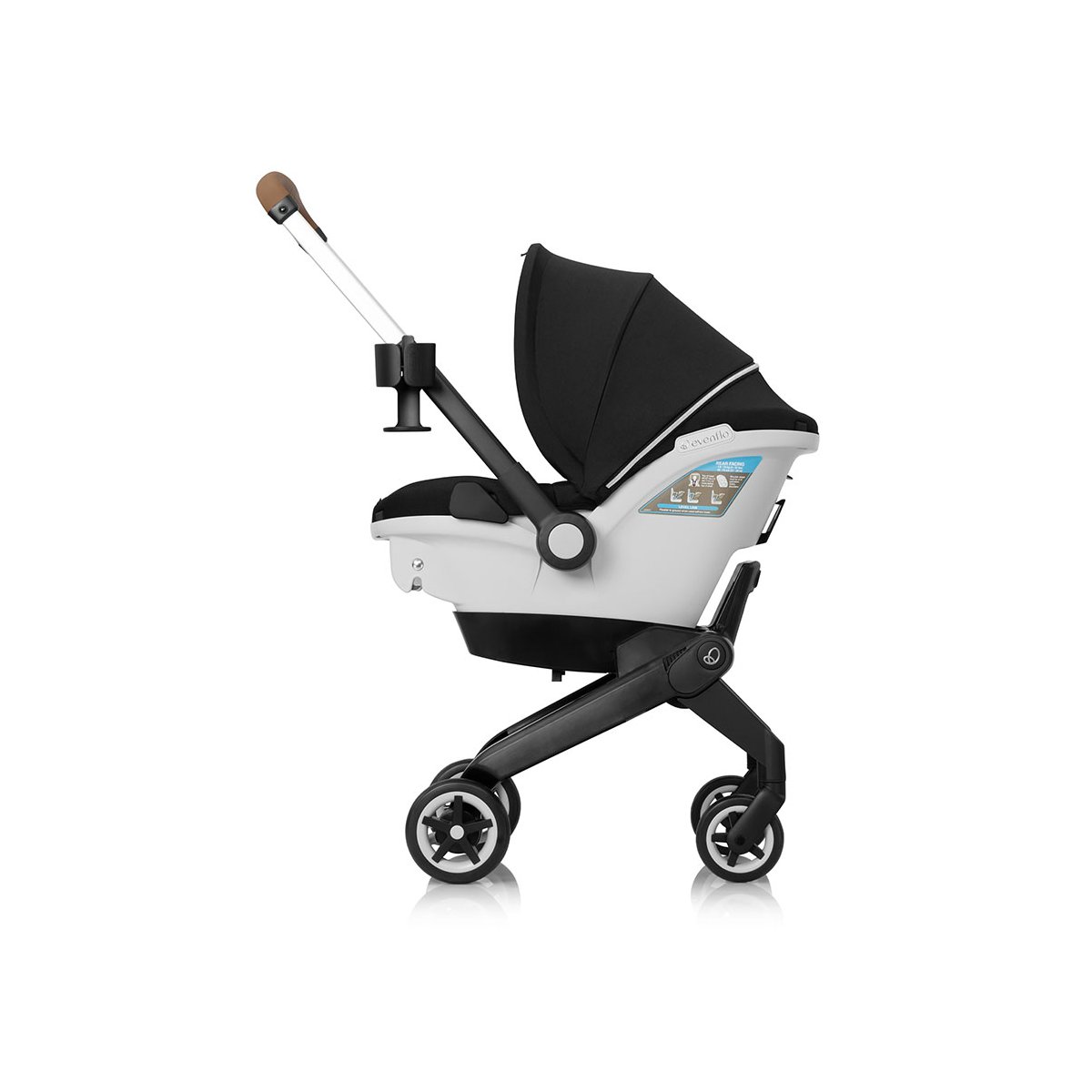 Gold Shyft DualRide Infant Car Seat & Stroller - Onyx Black