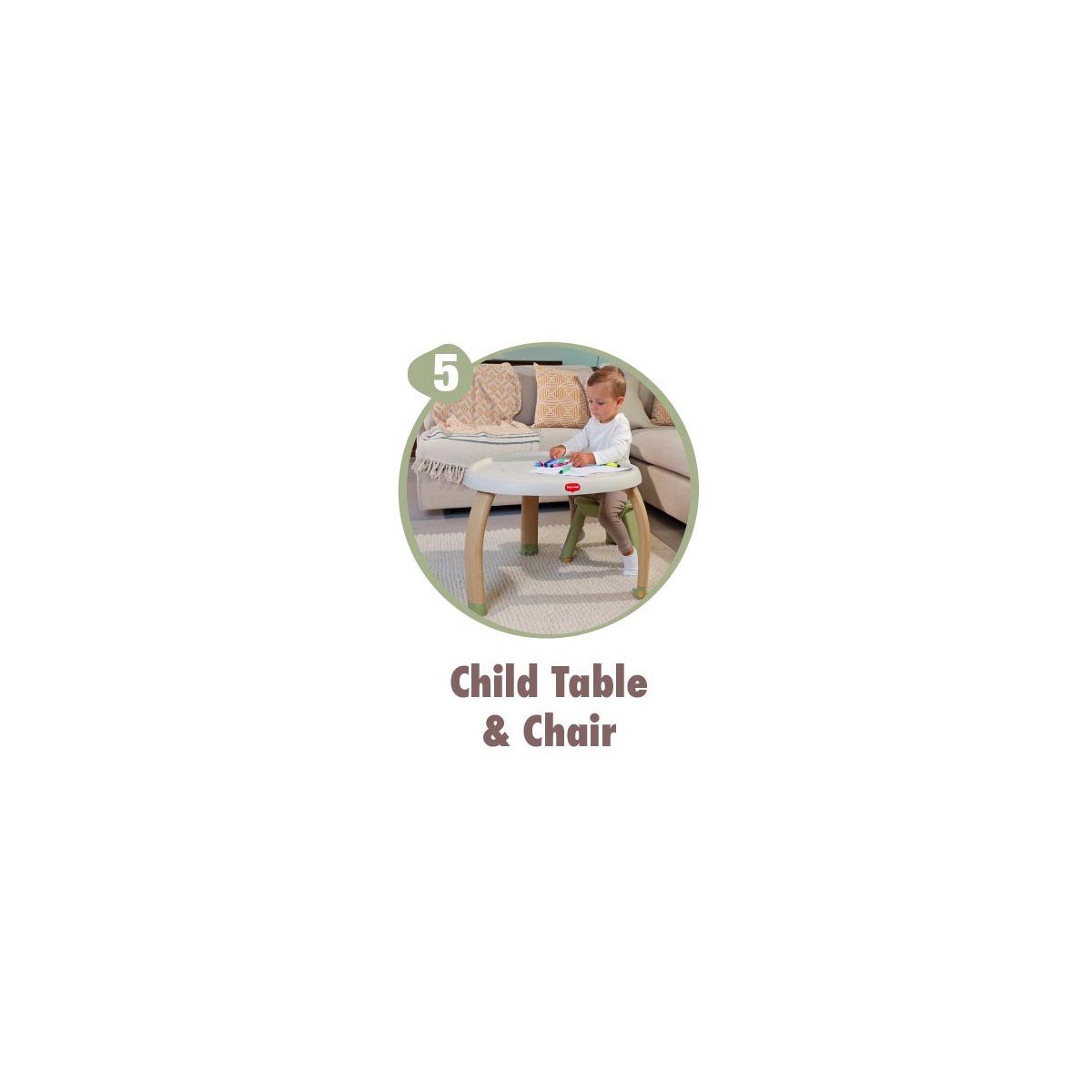 5-in-1 Here I Grow Activity Center - Boho Chic