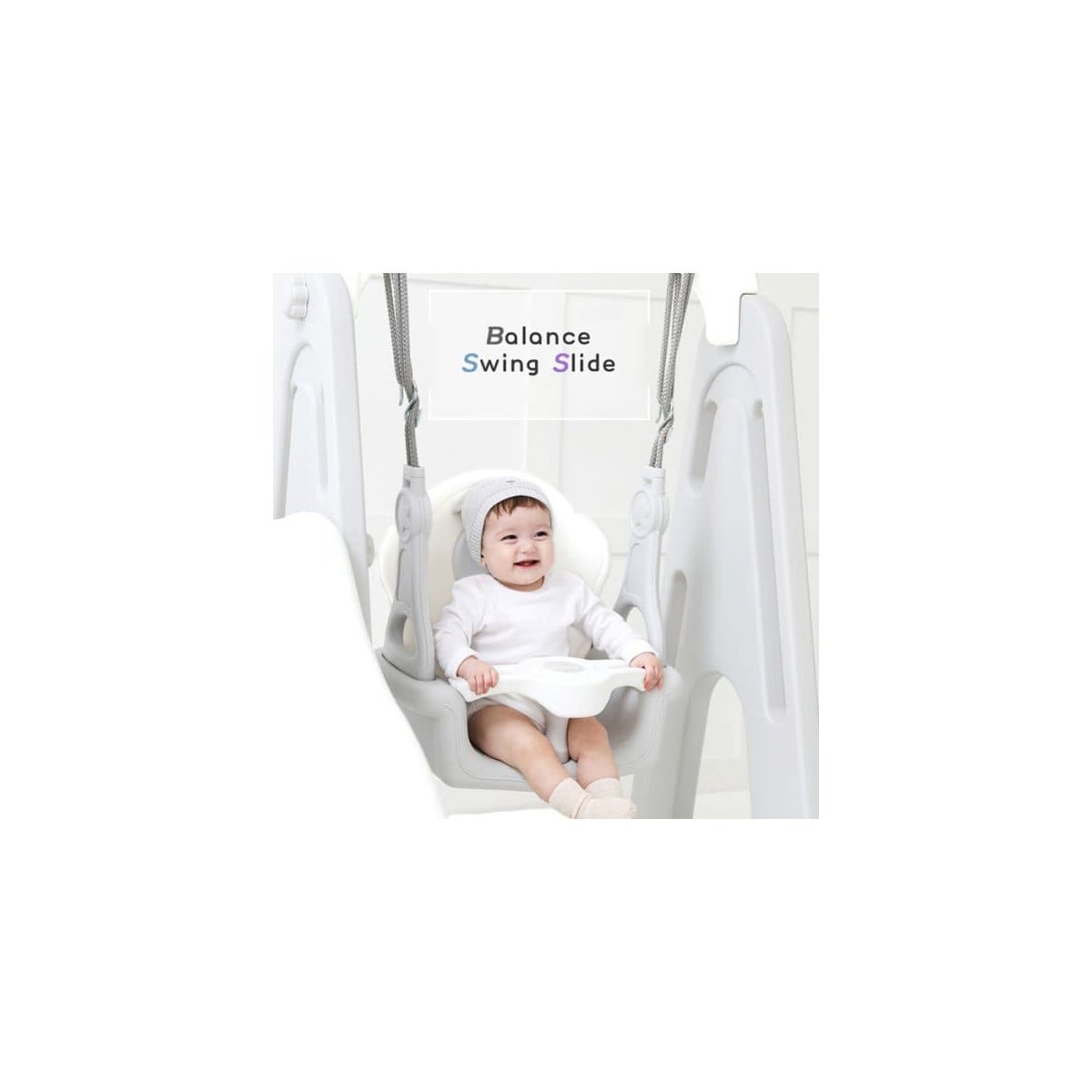 Balance Swing Slide Grey White