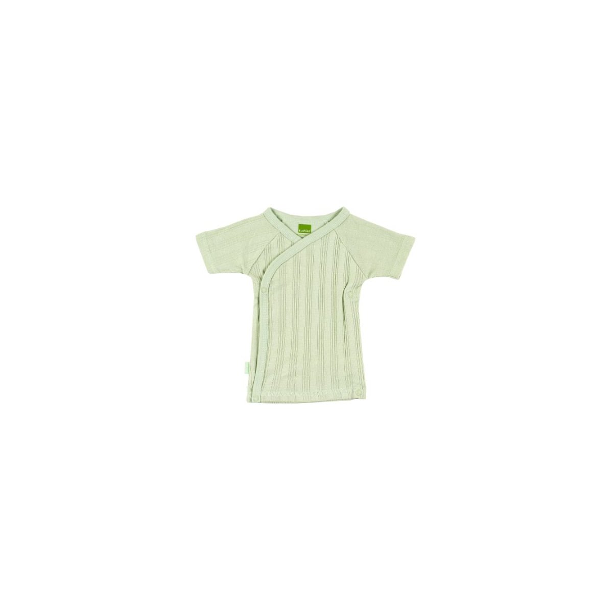Everyday Layette Short Sleeve Wrap Tee - Green