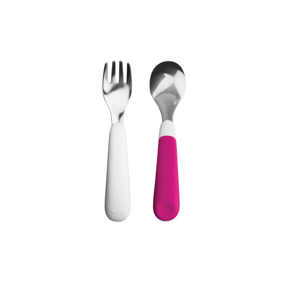 Fork & Spoon Set - Pink