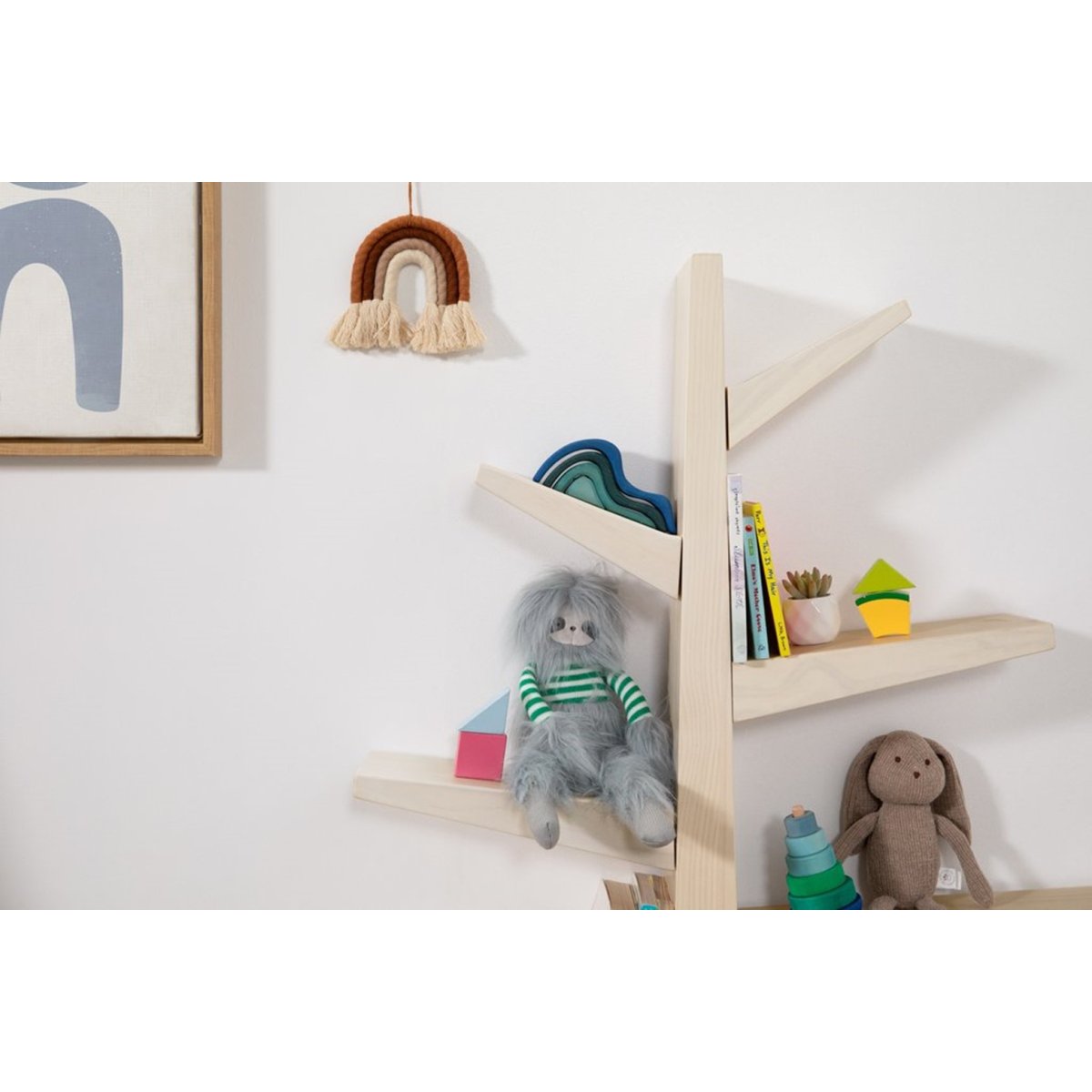 Spruce Tree Bookcase - Washed Natural