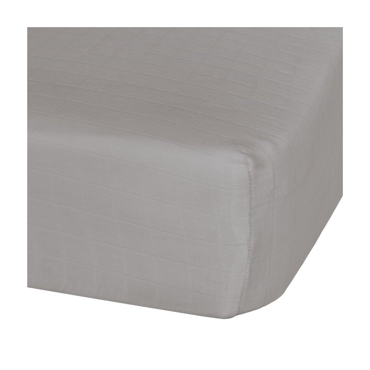 Muslin Fitted Crib Sheet - Taupe