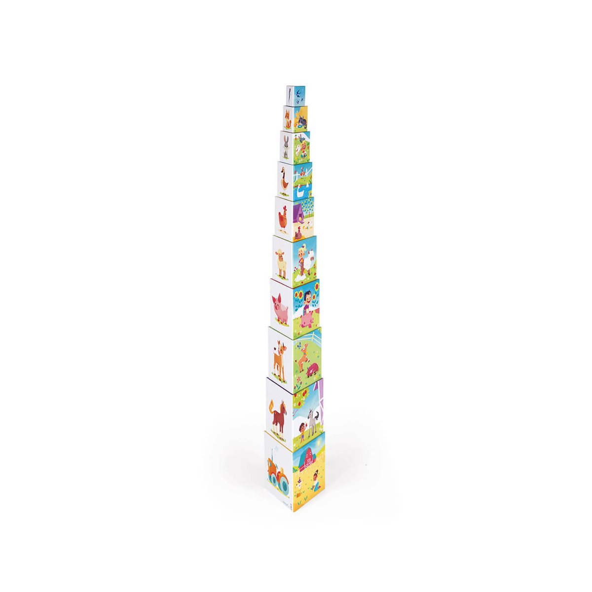 Life At The Farm Triangle Stacking Pyramid