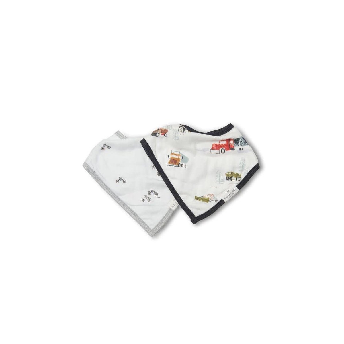 Bandana Bib 2 Pack - Happy Trucks