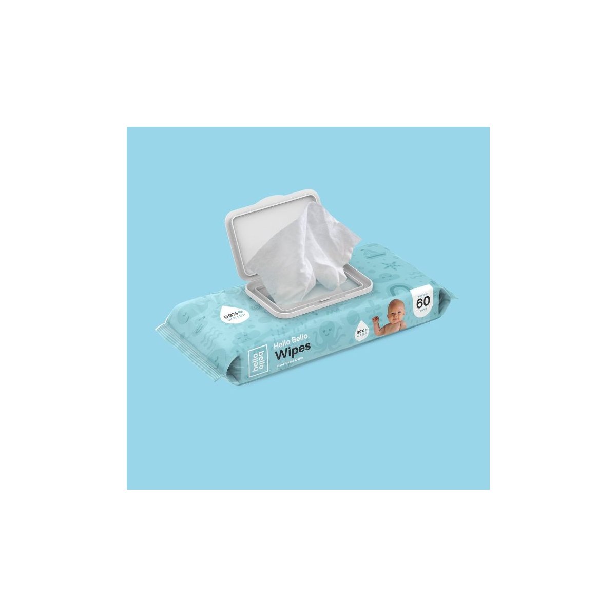 Baby Wipes 60 ct