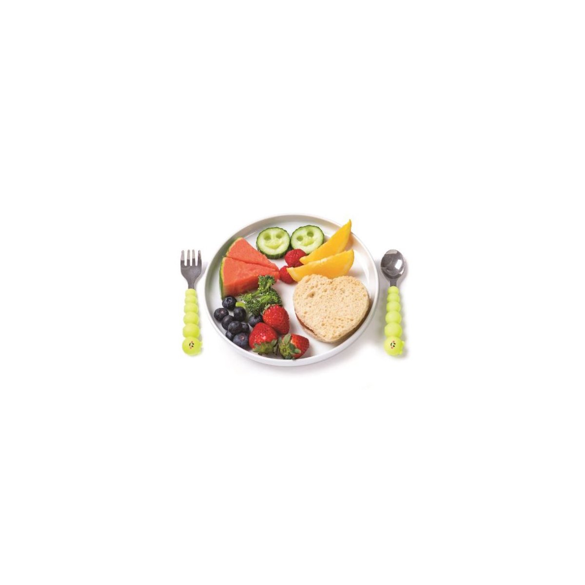 Spoon and Fork Set - Caterpillar